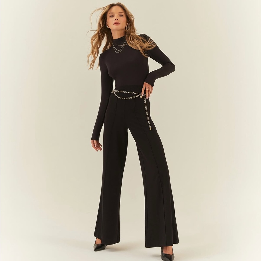 The Noli Shop Ava Wideleg Pant